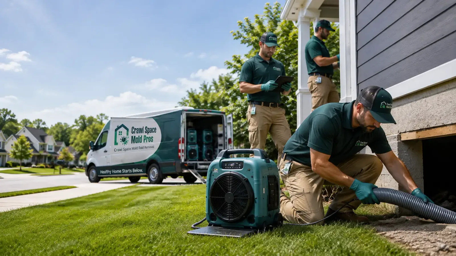 Crawl Space Mold Removal in Toulon, IL